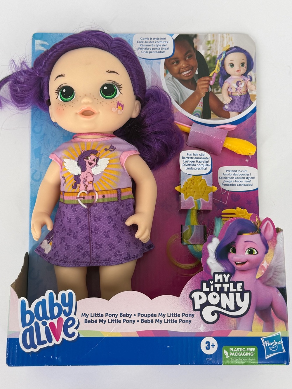 Baby Alive My Little Pony MLP Baby Doll - Princess Pipp Petals